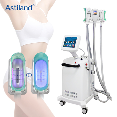 เครื่อง Cryolipolysis Cryo Lipolaser RF Cavitation 4 In 1 ระบบตู้แช่แข็งไขมันสำหรับการกระชับสัดส่วน