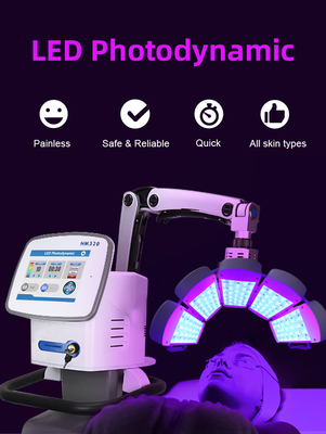 PDT การบำบัดด้วยแสง LED เครื่อง PDT การบำบัดด้วยแสงสีแดงอินฟราเรดสำหรับการฟื้นฟูผิวจากสิว