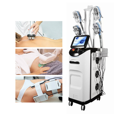 เครื่อง Cryolipolysis 360 รวมกับที่จับ RF สำหรับใบหน้าและร่างกายลดไขมัน