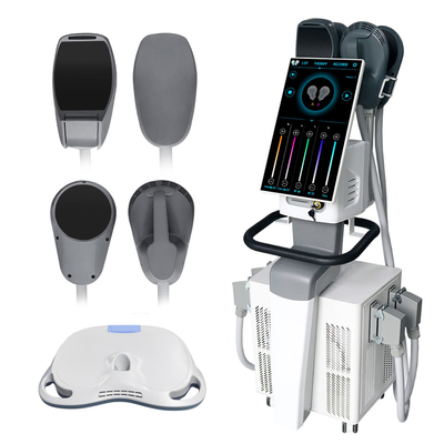 300W-4000W อัตราการออกกําลัง เครื่องลดน้ําหนัก Ems ร่างกาย Rf 14 เครื่องปั้น Tesla Ems