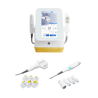 2-IN-1 RF Hifu เครื่องสําหรับความเข้มข้นที่เน้นความเข้มข้น Ultrasound
