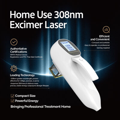 อุปกรณ์บำบัดด้วยแสง Excimer 308nm มาตรฐานทางการแพทย์สำหรับโรคผิวหนังอักเสบ (Eczema) และผิวหนังอักเสบ Atopic