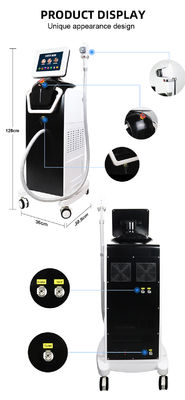 เครื่องกำจัดขนด้วยเลเซอร์ไดโอดคู่ 755nm 808nm 1064nm