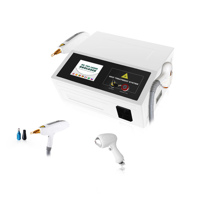 Nd YAG Picosecond Laser Tattoo Removal เครื่องเสริมความงามมัลติฟังก์ชั่น 808nm 2 In 1