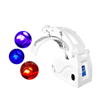 เครื่องตั้งโต๊ะบำบัดด้วยแสง LED สีแดงและสีน้ำเงินสำหรับร้านเสริมสวยและสปา